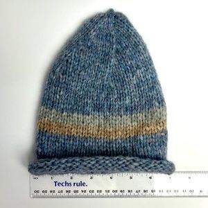 One of a kind gift. Lorraine hand knitted baby hats.  NEW 1623